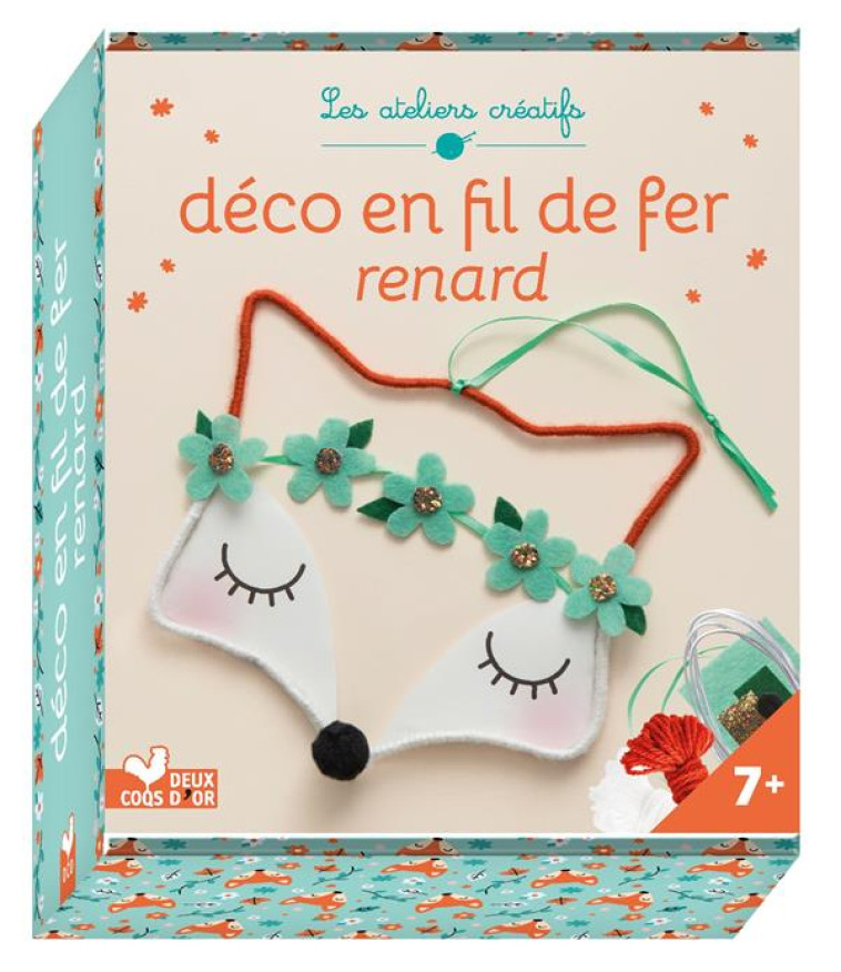 DECO EN FIL DE FER RENARD - MINI-BOITE AVEC ACCESSOIRES - AMSTRAMGRAM - HACHETTE