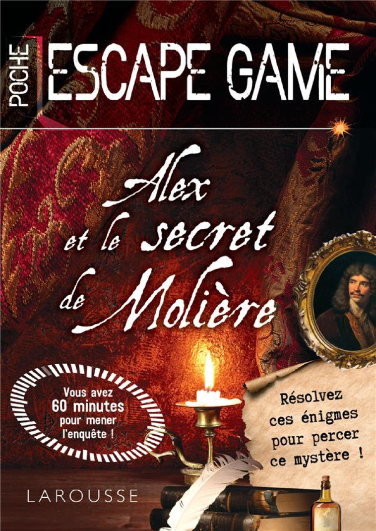 ALEX ET LE SECRET DE MOLIERE-ESCAPE GAME DE POCHE - - RAFFAITIN VINCENT - LAROUSSE