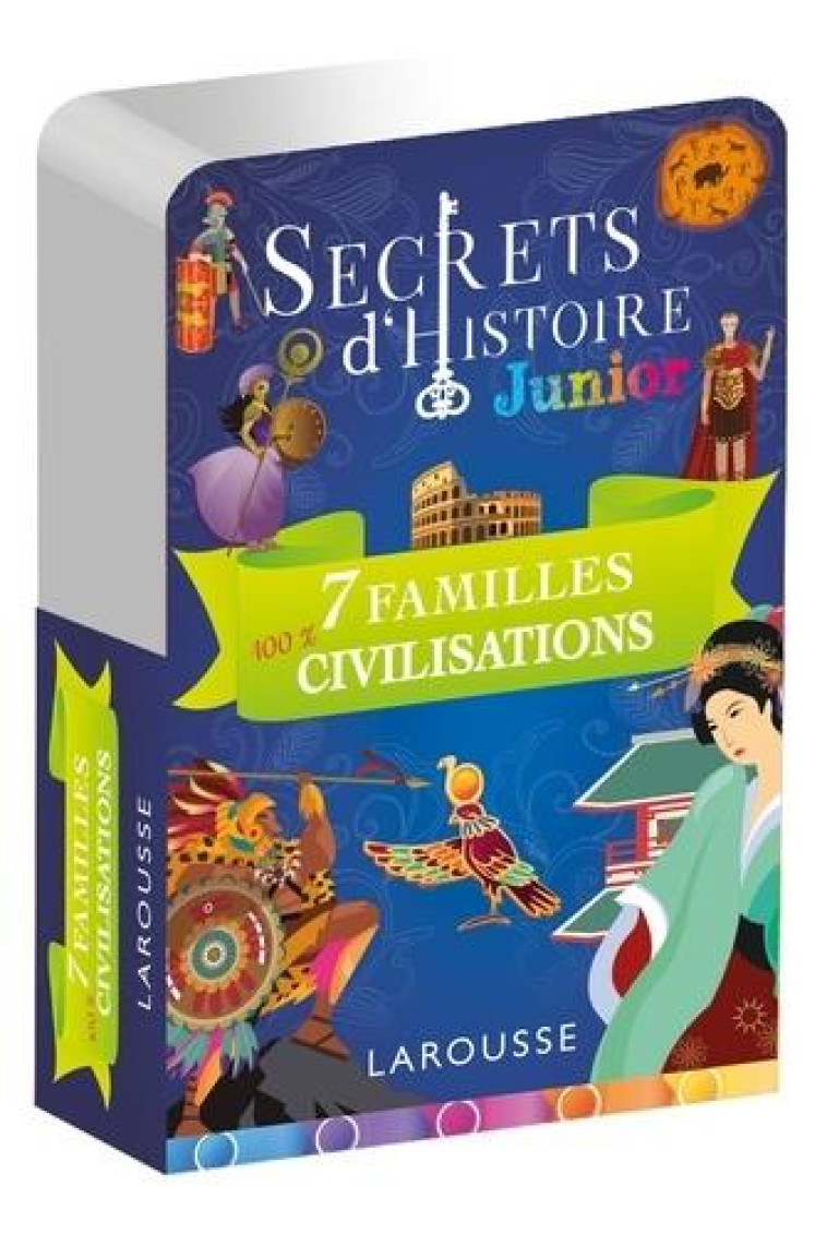 SECRETS D-HISTOIRE JUNIOR - JEU DES 7 FAMILLES, SPECIAL GRANDES CIVILISATIONS - XXX - NC