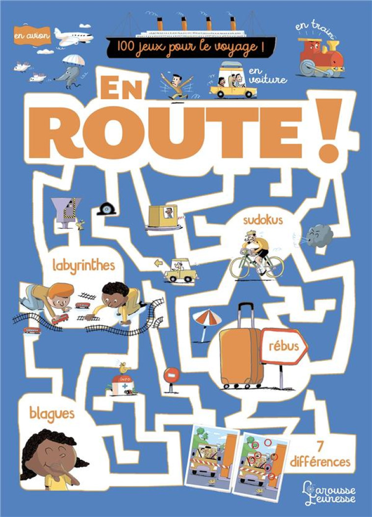 EN ROUTE: CAHIER DE JEUX 100% VACANCES - LEBRUN SANDRA - LAROUSSE