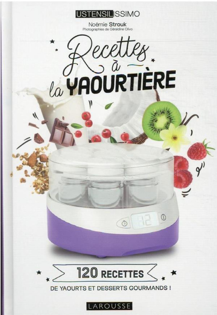 RECETTES A LA YAOURTIERE - STROUK NOEMIE - LAROUSSE