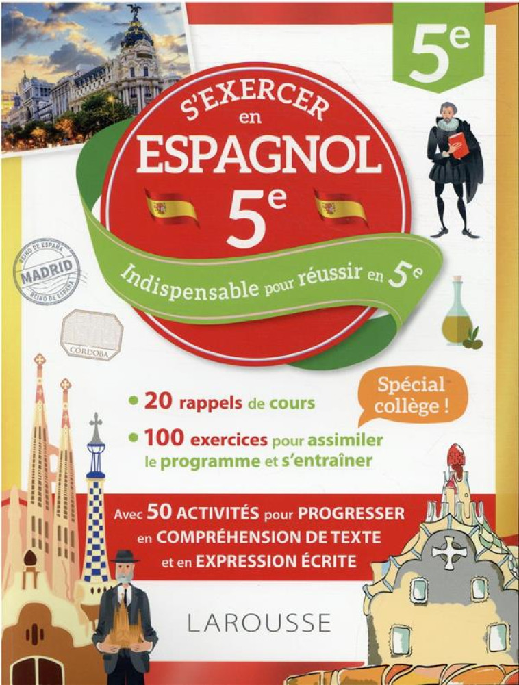 CAHIER LAROUSSE ESPAGNOL 5E - COLLECTIF - LAROUSSE