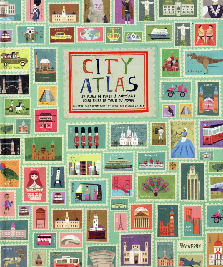 CITY ATLAS - CHERRY/HAAKE - Gallimard-Jeunesse