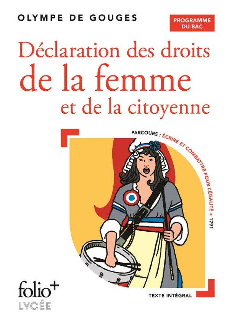 D?CLARATION DROITS DE LA FEMME ET DE LA CITOYENNE - GOUGES OLYMPE DE - GALLIMARD