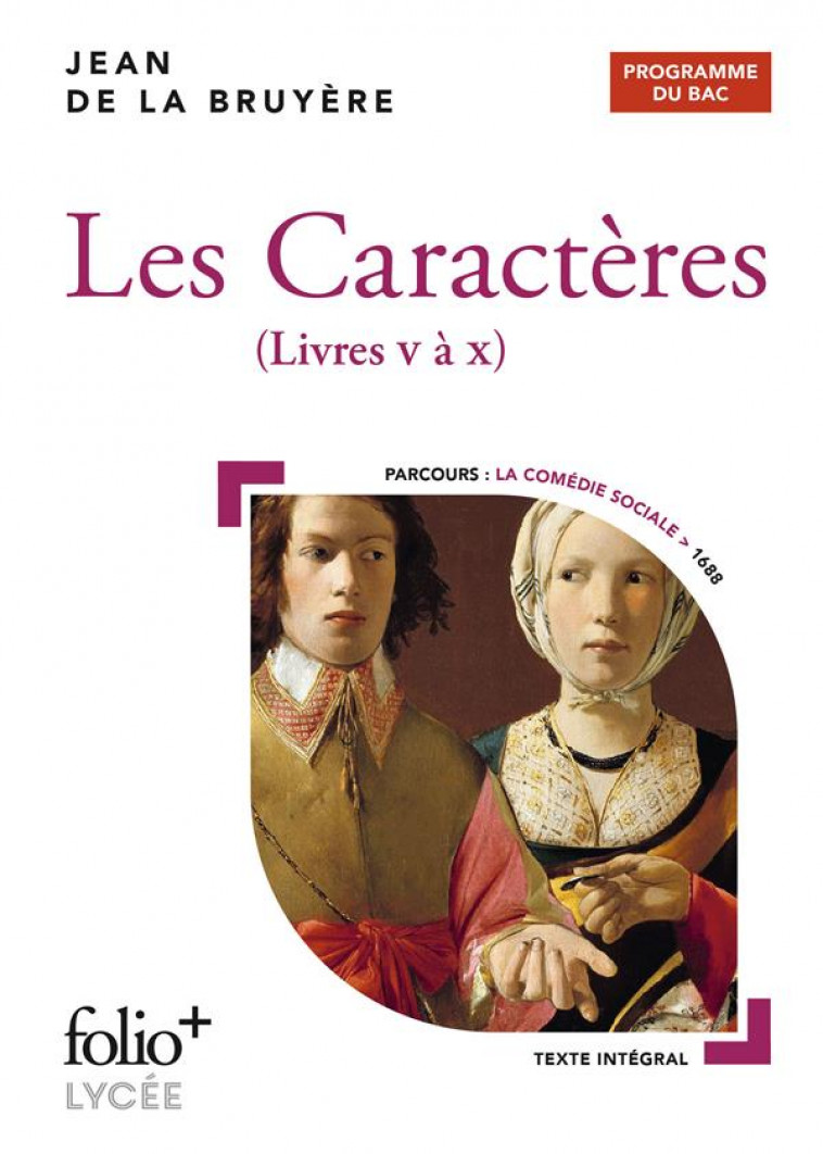 LES CARACT?RES (LIVRES V ? X) - LA BRUYERE JEAN DE - GALLIMARD