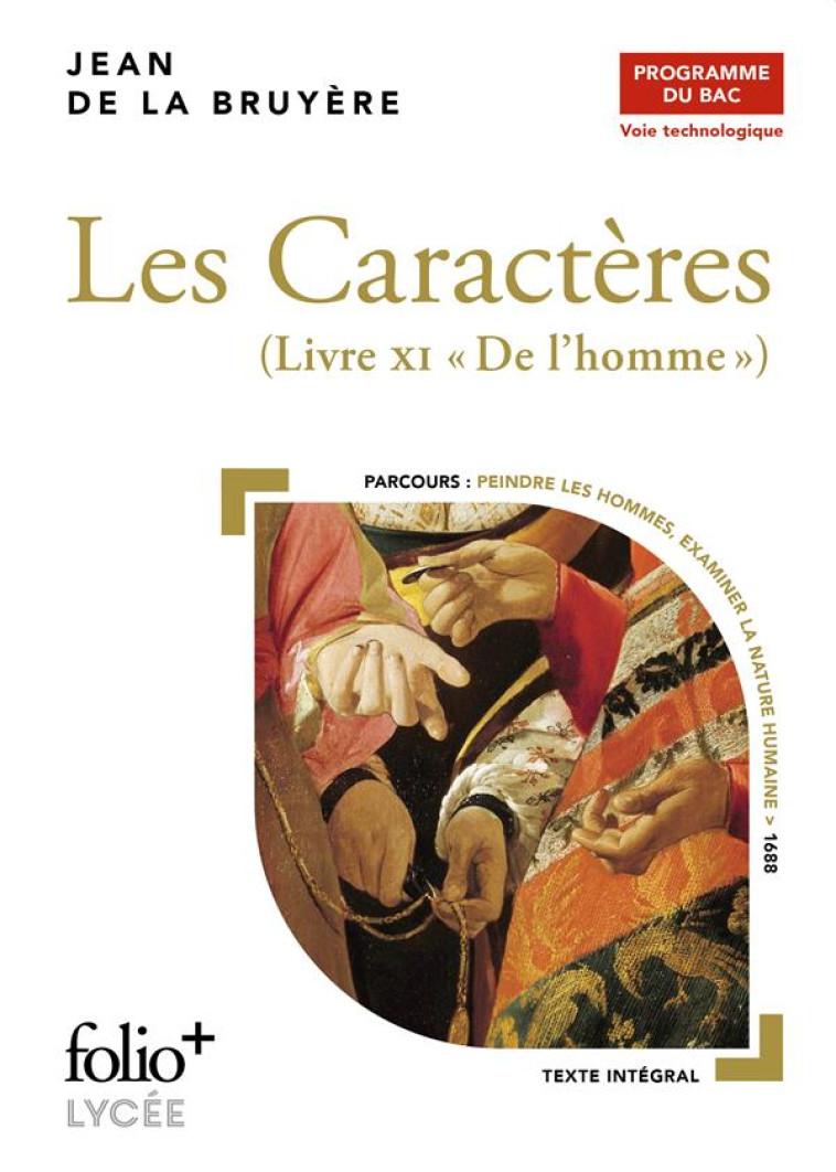 LES CARACTERES LIVRE XI DE L-HOMME - LA BRUYERE JEAN DE - GALLIMARD