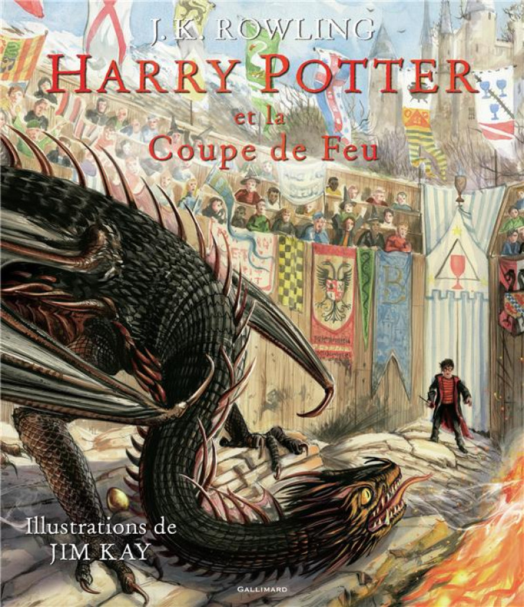 HARRY POTTER ET LA COUPE DE FEU - VERSION ILLUSTREE - ROWLING/KAY - GALLIMARD