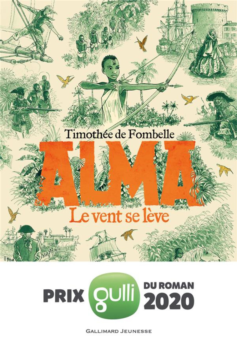 ALMA LE VENT SE LEVE - FOMBELLE/PLACE - GALLIMARD