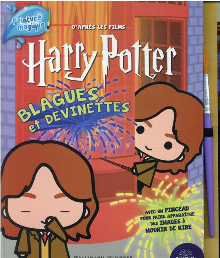 HARRY POTTER - BLAGUES ET DEVINETTES (PEINTURE MAGIQUE) - COLLECTIF - GALLIMARD