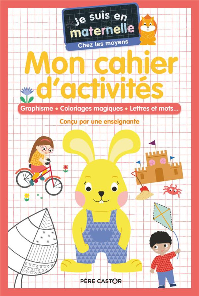 MATERNELLE - MON CAHIER DE JEUX DE MOYENNE SECTION - CHEF D-HOTEL - FLAMMARION