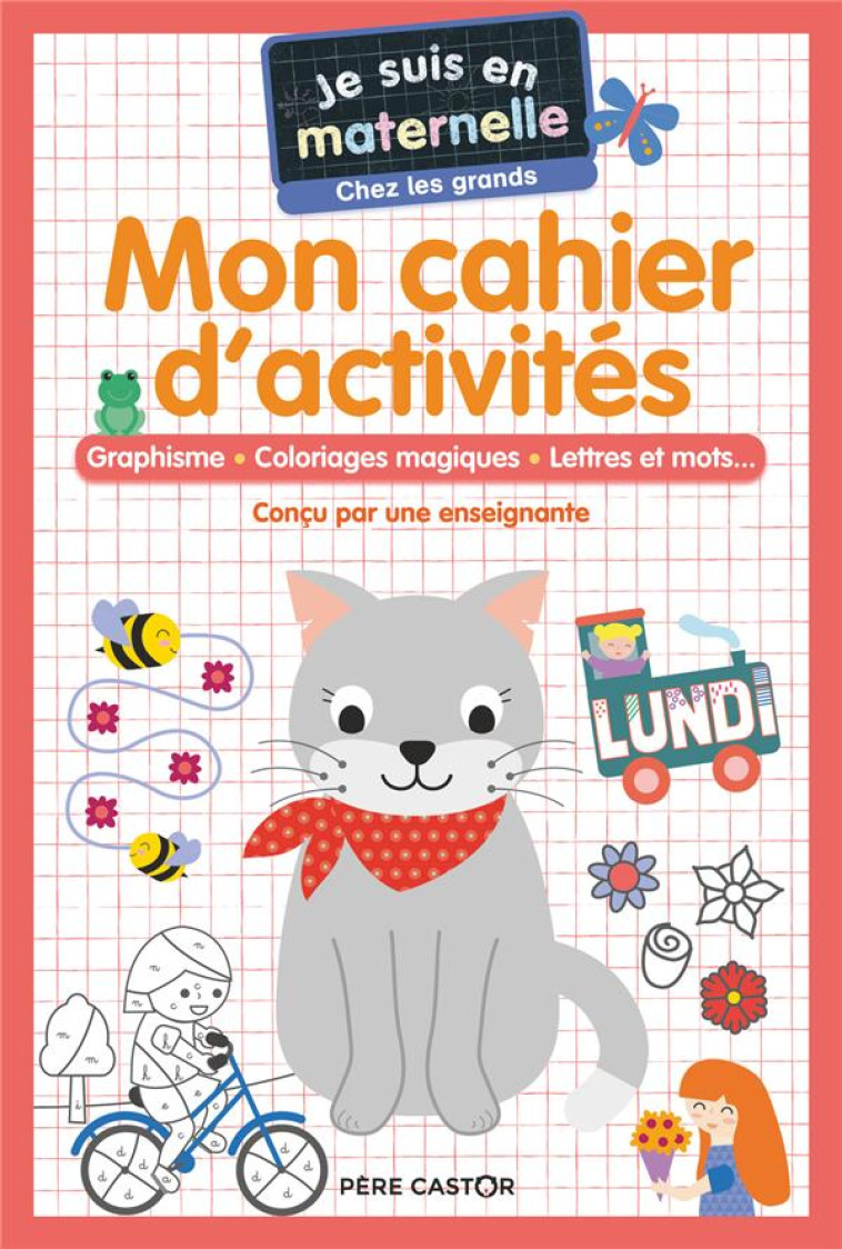 MATERNELLE - MON CAHIER DE JEUX DE GRANDE SECTION - CHEF D-HOTEL - FLAMMARION