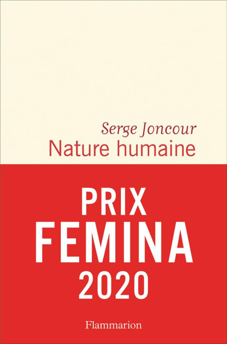 NATURE HUMAINE - JONCOUR SERGE - FLAMMARION