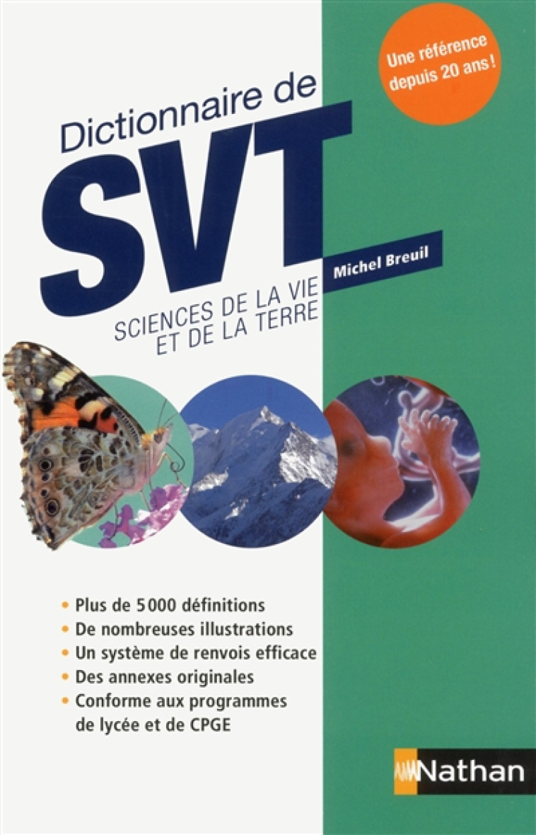 DICTIONNAIRE SCIENCES ET VIE DE LA TERRE - BREUIL/PAJOT - CLE INTERNAT