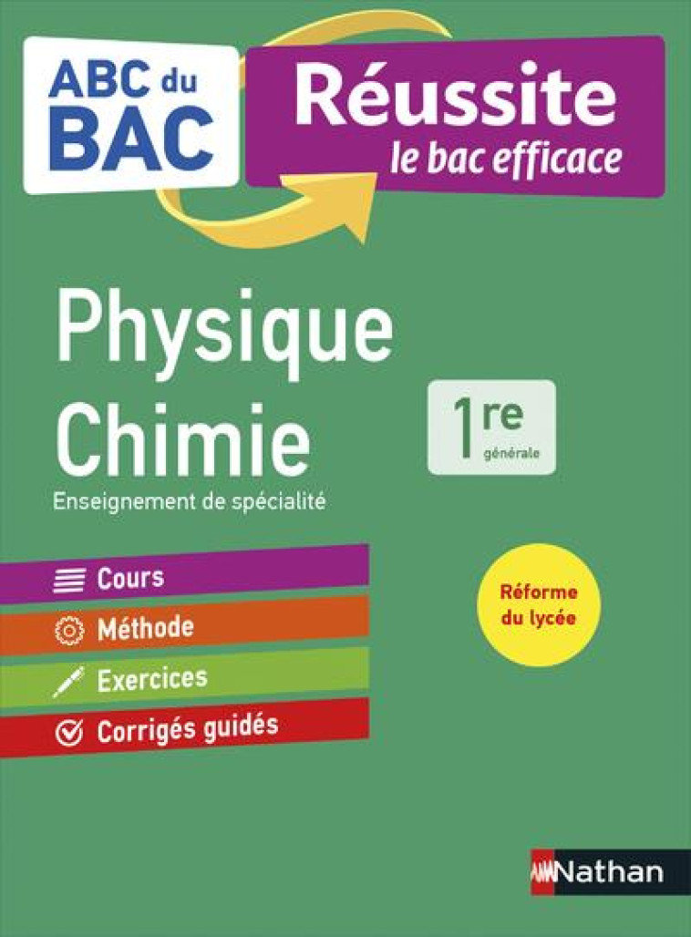 ABC REUSSITE PHYSIQUE-CHIMIE 1RE - MARTEAU-BAZOUNI K. - CLE INTERNAT