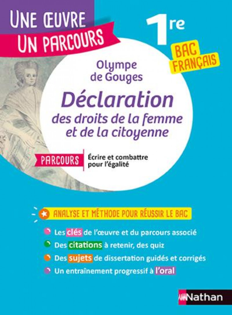 DECLARATION DE DROITS DE LA FEMME-UNE OEUVRE/UN PARCOURS - GOUGES/GALAND - CLE INTERNAT