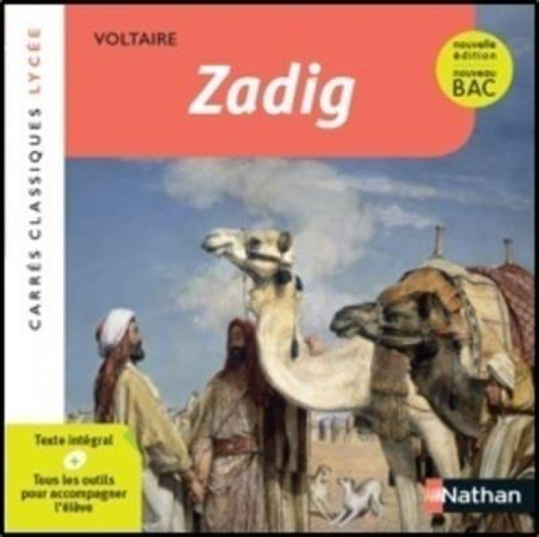 ZADIG OU LA DESTINEE - VOLTAIRE - 88 - VOLTAIRE - CLE INTERNAT