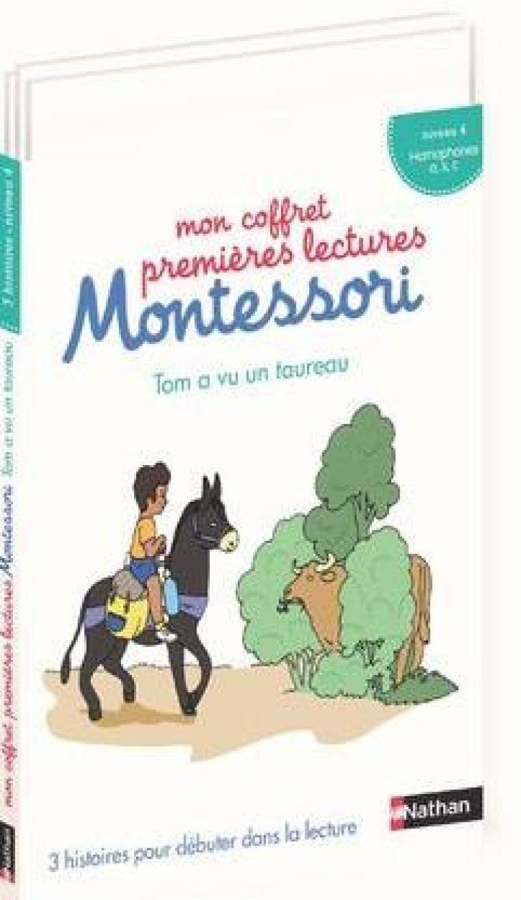 COFFRET MONTESSORI : TOM A VU UN TAUREAU NIVEAU 4 - BOUV?/HOFMANN/MEYER - CLE INTERNAT