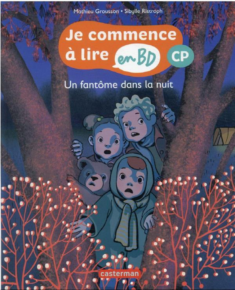 UN FANTOME DANS LA NUIT-JE COMMENCE A LIRE EN BD - CP T10 - - GROUSSON/RISTROPH - CASTERMAN