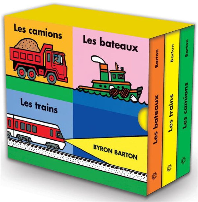 LES CAMIONS - LES BATEAUX - LES TRAINS (COFFRET) - BARTON BYRON - EDL