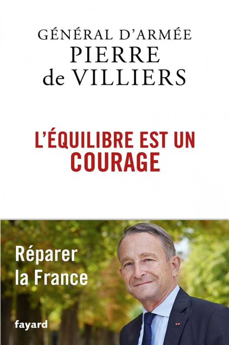 L-EQUILIBRE EST UN COURAGE - DE VILLIERS PIERRE - FAYARD