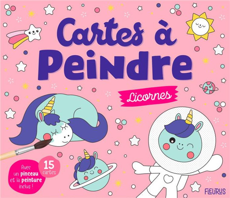 CARTES A PEINDRE - LICORNES - XXX - NC