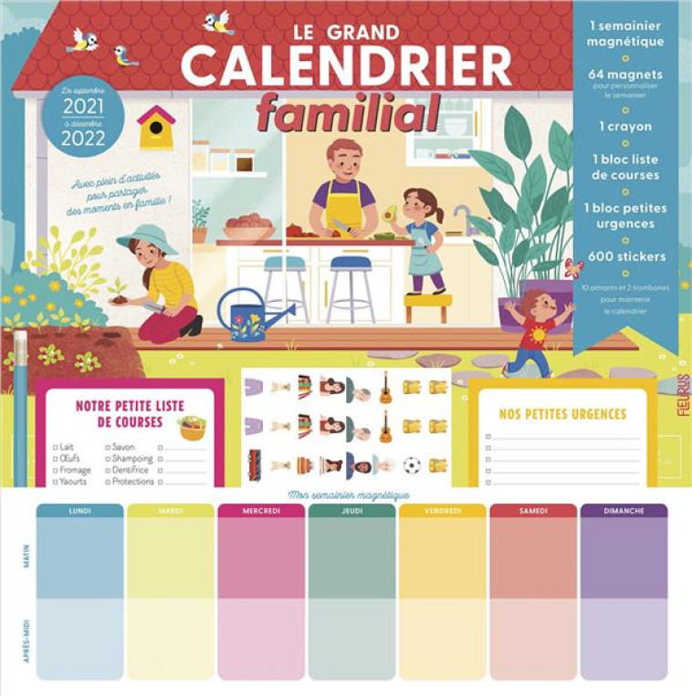 LE GRAND CALENDRIER FAMILIAL 2021-2022 - XXX - NC