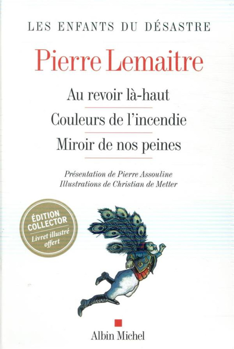 COFFRET LES ENFANTS DU DESASTRE - 3 VOLUMES - AU REVOIR LA-HAUT - COULEURS DE L-INCENDIE - MIROIR - LEMAITRE/METTER - ALBIN MICHEL