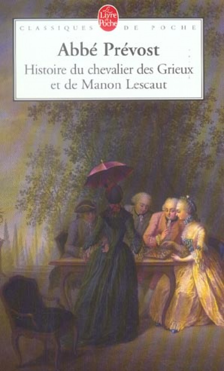 MANON LESCAUT - PREVOST - LGF/Livre de Poche