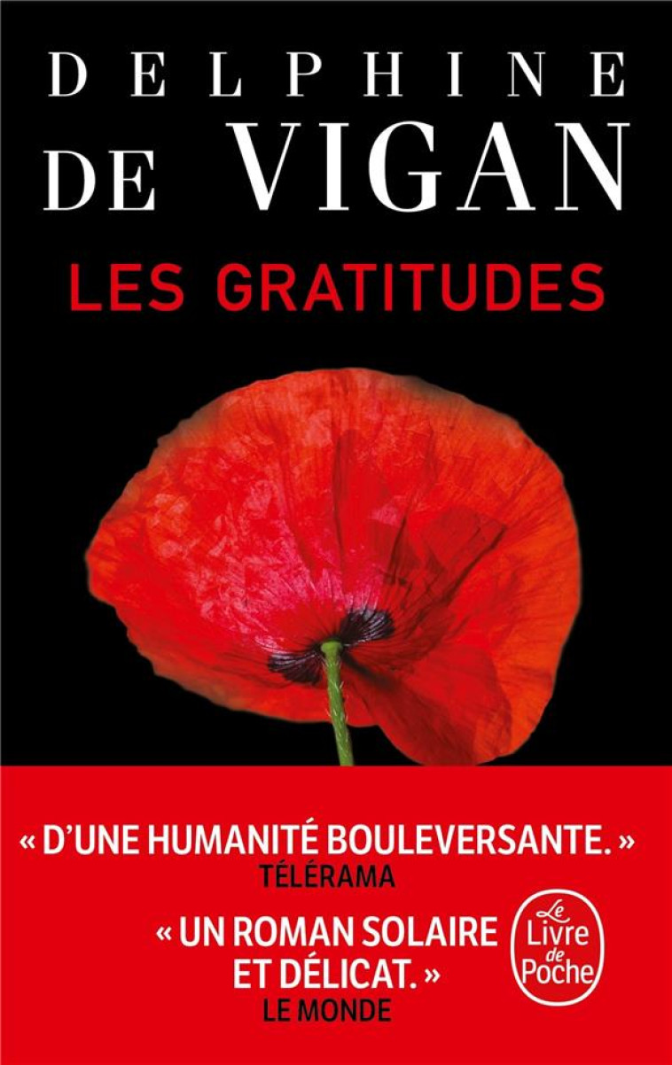 LES GRATITUDES - VIGAN DELPHINE DE - LGF/Livre de Poche