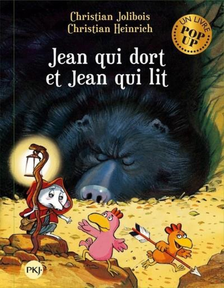 JEAN QUI DORT ET JEAN QUI LIT -LES P-TITES POULES POP-UP - - JOLIBOIS/HEINRICH - POCKET