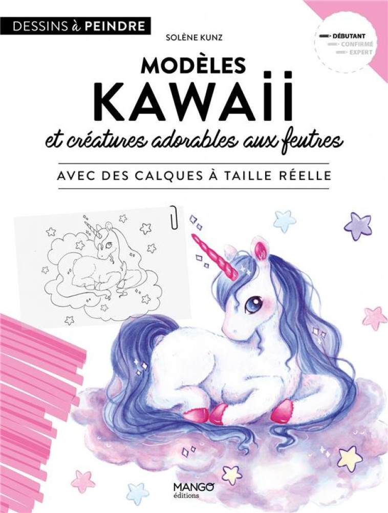 MODELES KAWAII ET CREATURES ADORABLES AUX FEUTRES - XXX - MANGO