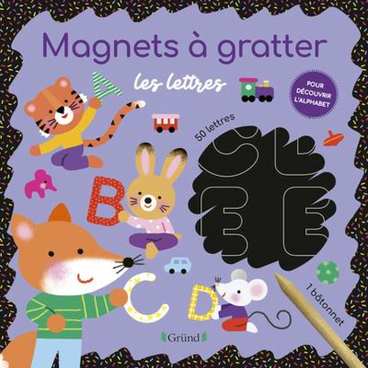 MAGNETS A GRATTER - LES LETTRES - LUTHRINGER MELISANDE - NC