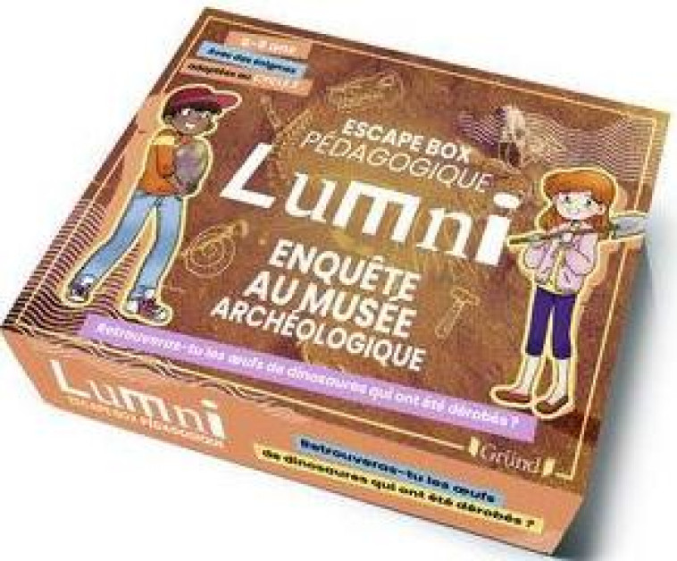 ESCAPE BOX LUMNI - 7-9 ANS - LES DINOSAURES - WENDLING GAUTHIER - NC