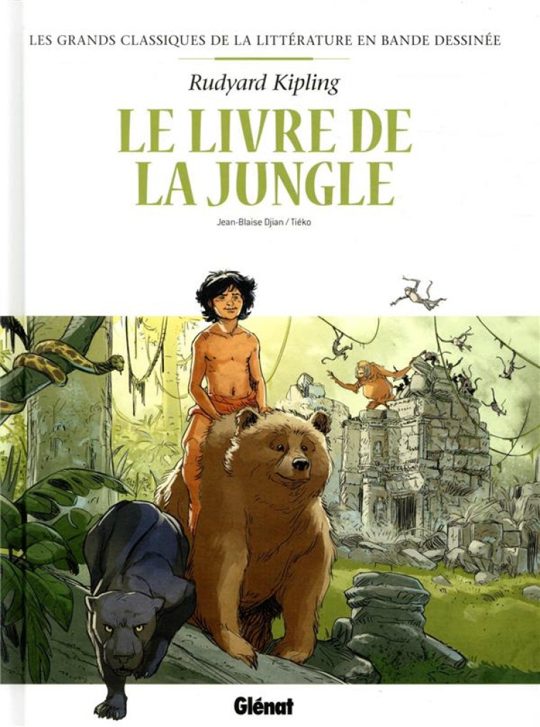 LE LIVRE DE LA JUNGLE EN BD - DJIAN/TIEKO - GLENAT