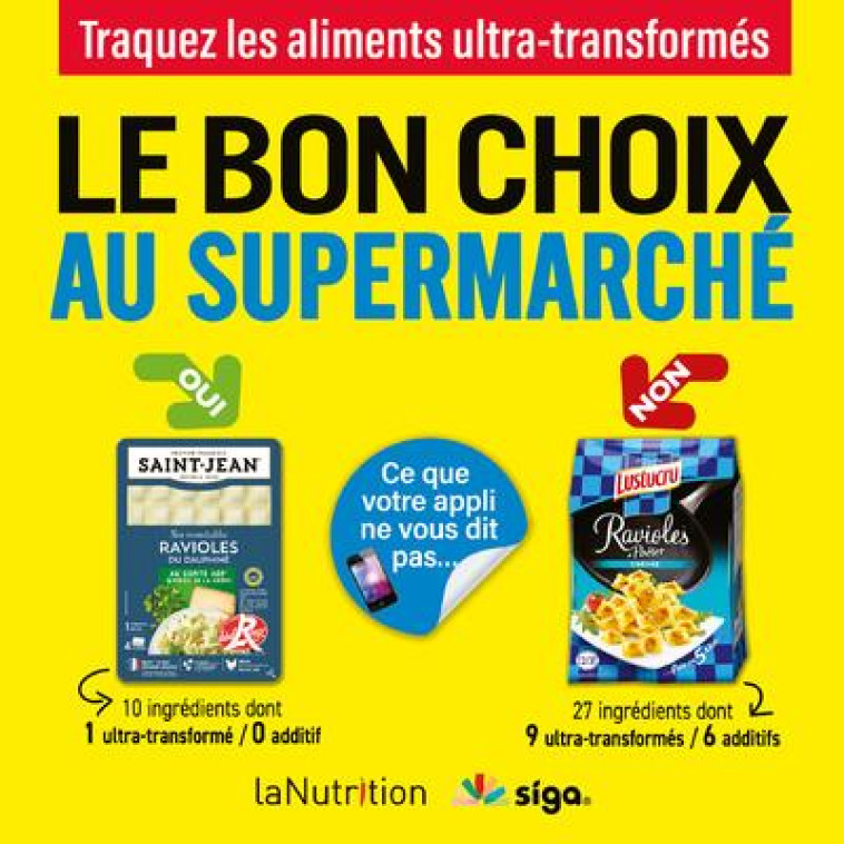 LE BON CHOIX AU SUPERMARCHE - LANUTRITION.FR - THIERRY SOUCCAR