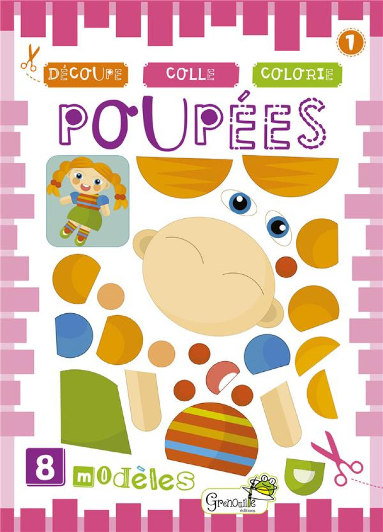 POUPEES - BLOC DECOUPE - COLLECTIF - GRENOUILLE