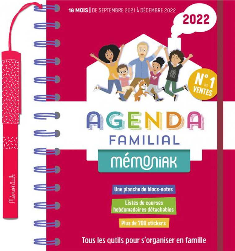 AGENDA FAMILIAL MEMONIAK 2021-2022 - XXX - NC