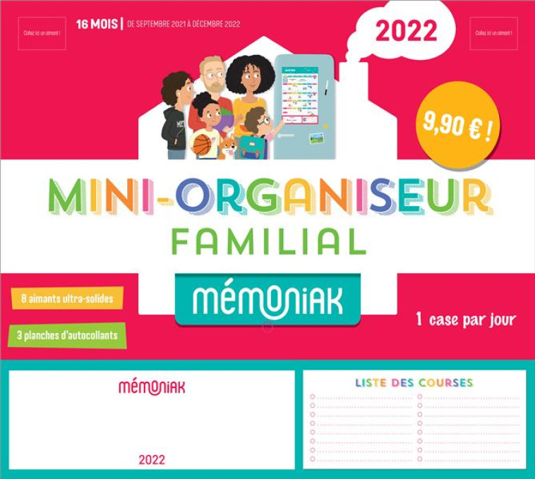 MINI-ORGANISEUR FAMILIAL MEMONIAK 2021-2022 - NESK - NC