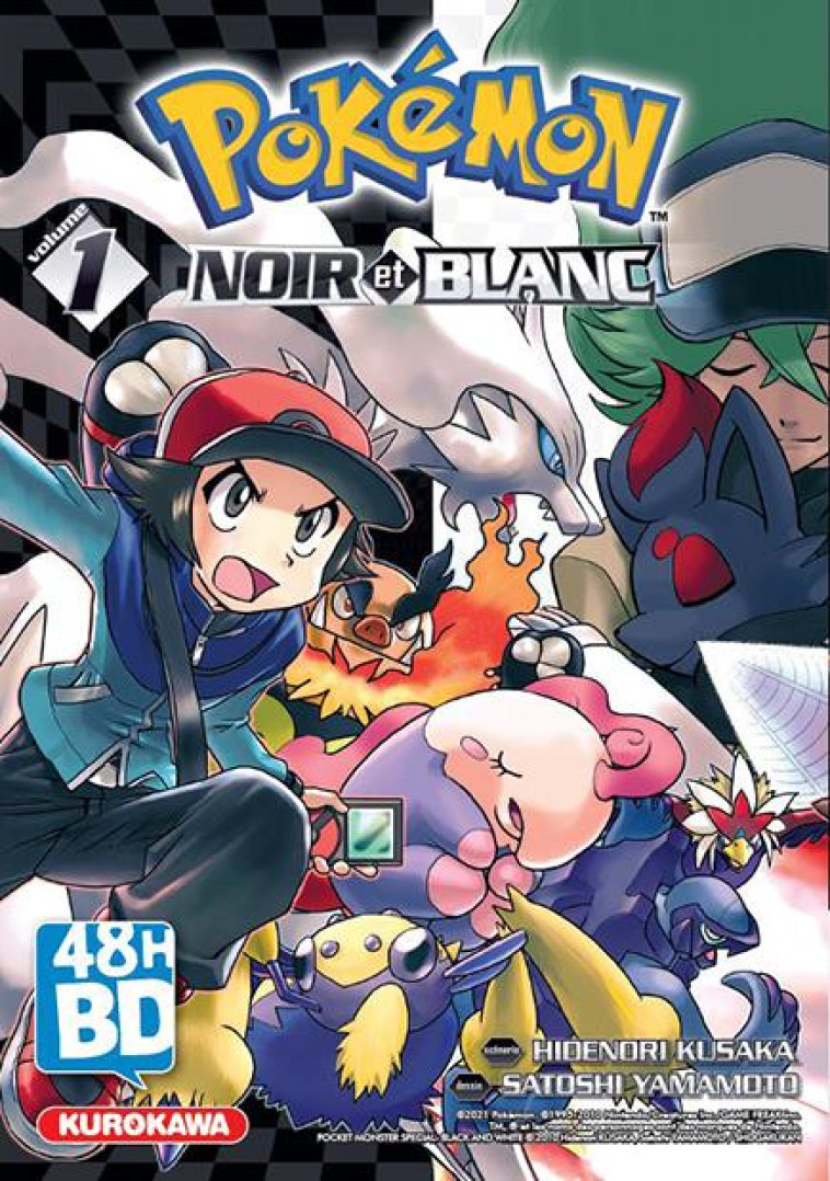 POKEMEON NOIR ET BLANC TO 1 48H BD - KUSAKA/YAMAMOTO - 48H BD