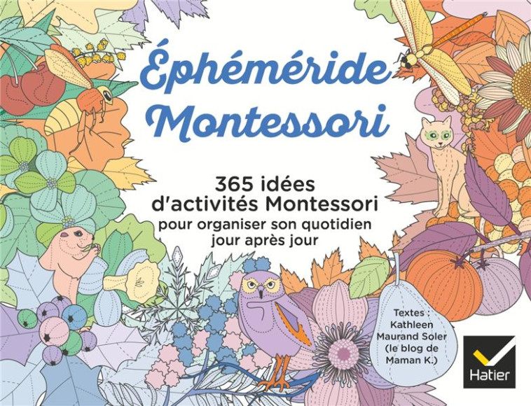 EPHEMERIDE MONTESSORI 2020 - MAURAND SOLER - HATIER SCOLAIRE