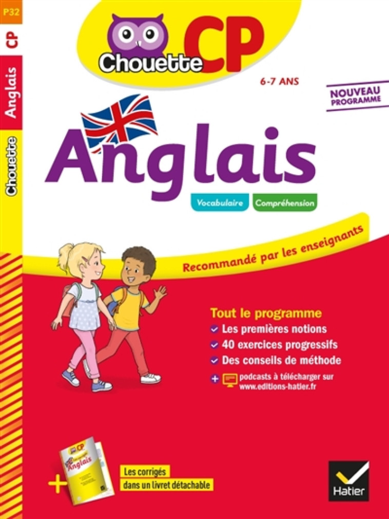 CHOUETTE ANGLAIS CP - TOUATI/BAILY - HATIER SCOLAIRE