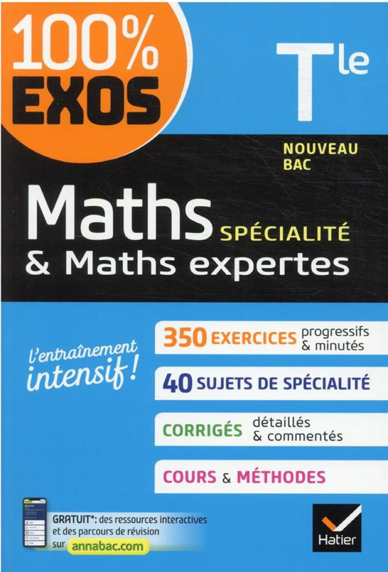 MATHS TLE (SPECIALITE) & MATHS EXPERTES - EXERCICES RESOLUS - NOUVEAU PROGRAMME, NOUVEAU BAC - BARACHE/BAUER - HATIER SCOLAIRE