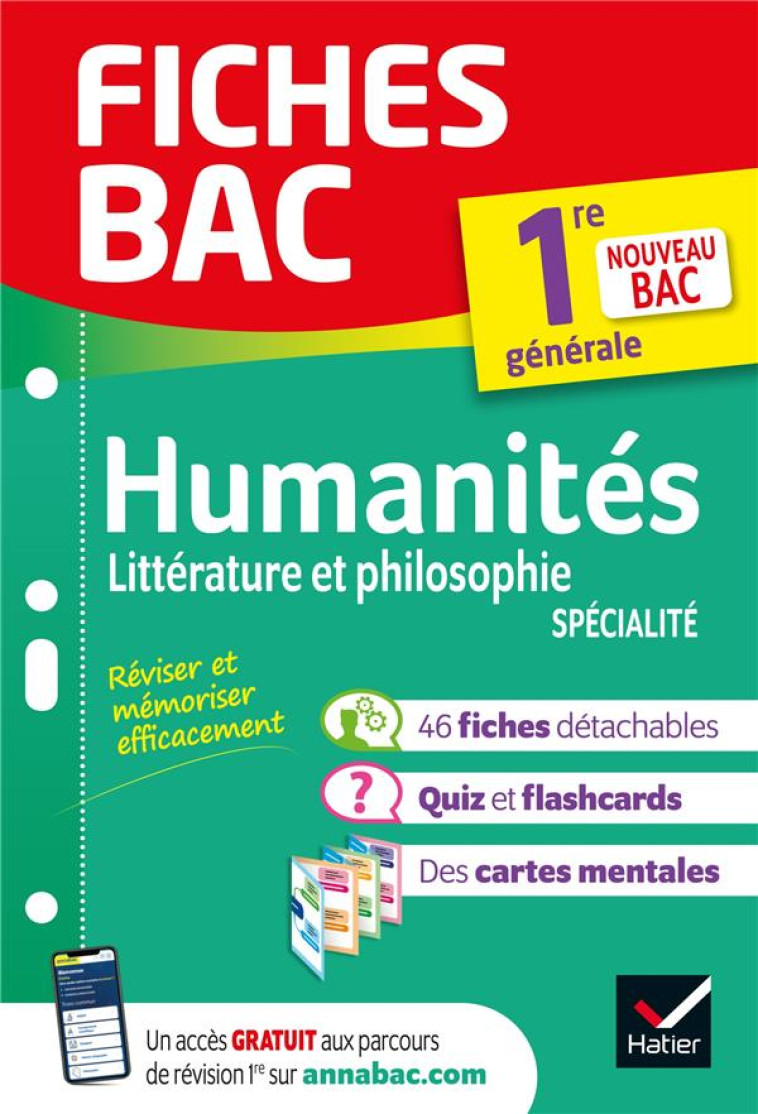 FICHES BAC HLP 1RE GENERALE (SPECIALITE) - PROGRAMME DE PREMIERE (2021-2022) - LAMOUCHE/SPIES/TOUET - HATIER SCOLAIRE