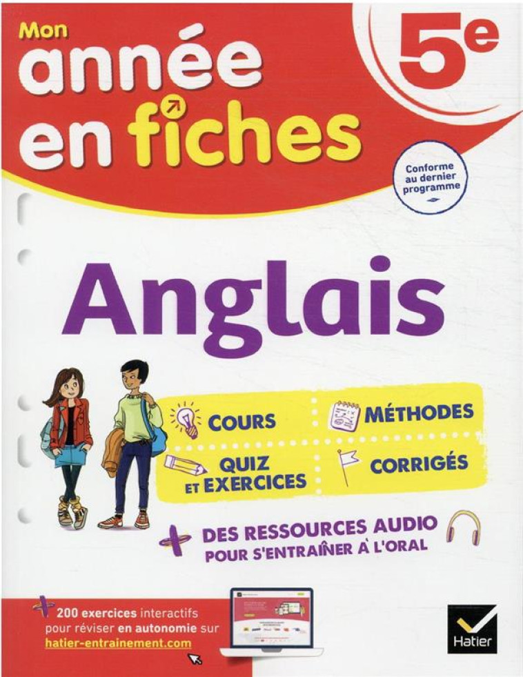 ANGLAIS 5E - FICHES DE REVISION & EXERCICES - PREVOT NADA - HATIER SCOLAIRE