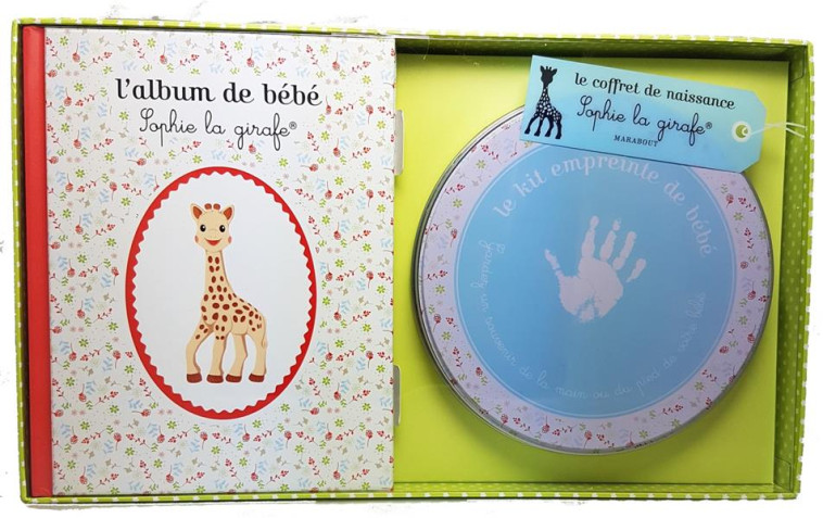 COFFRET EMPREINTES SOPHIE LA GIRAFE - XXX - MARABOUT