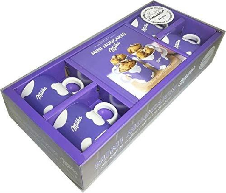 COFFRET 4 MINI MUG CAKES MILKA - XXX - MARABOUT