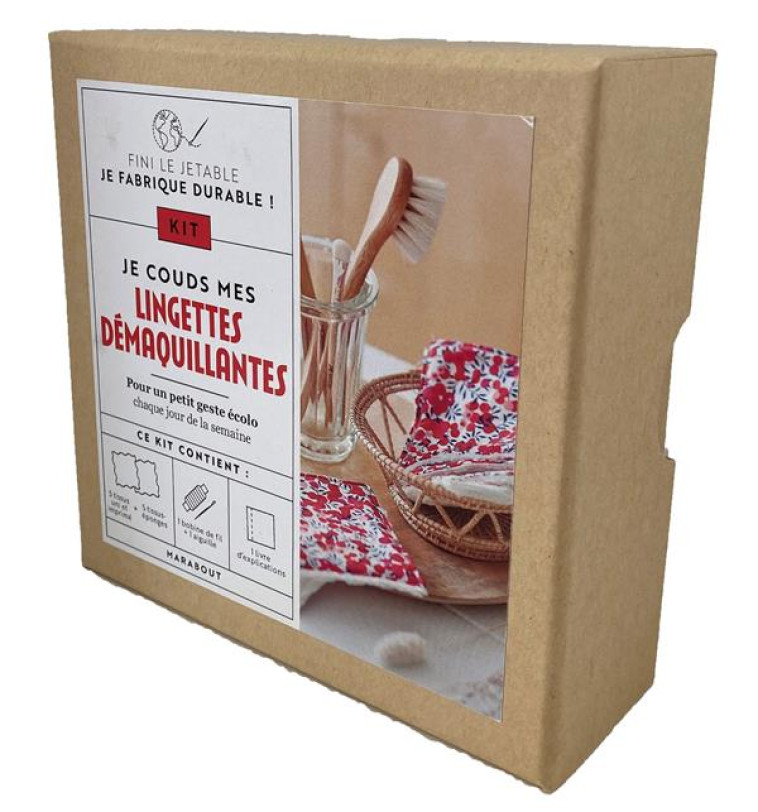 KIT JE COUDS MES LINGETTES DEMAQUILLANTES - MICHELET JULIETTE - MARABOUT