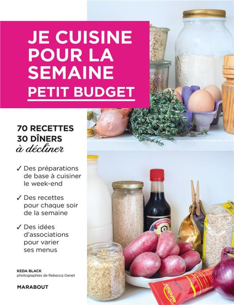 JE CUISINE POUR LA SEMAINE - PETITS PRIX - BLACK KEDA - MARABOUT