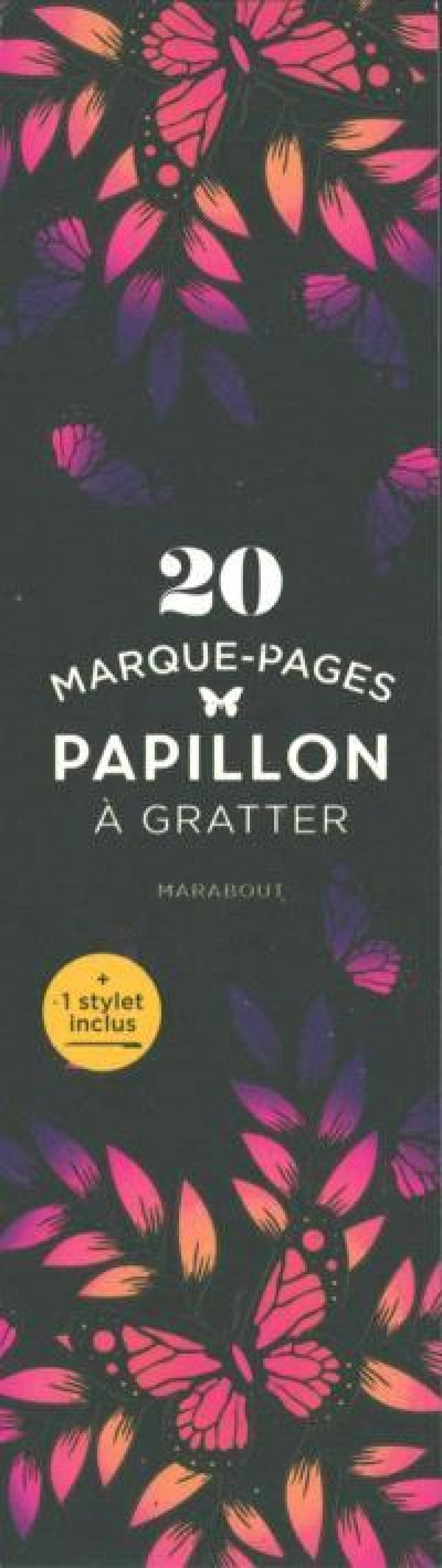 MARQUE-PAGES A GRATTER PAPILLONS - XXX - MARABOUT