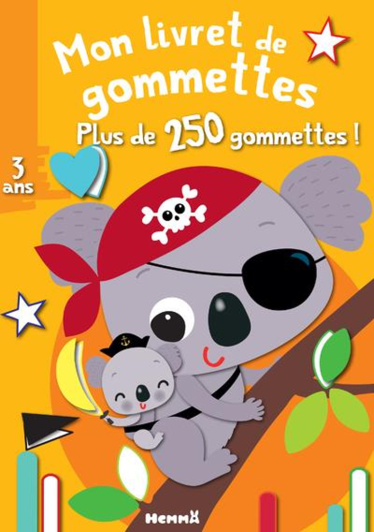 MON LIVRET DE GOMMETTES (KOALAS) - COLLECTIF - HEMMA